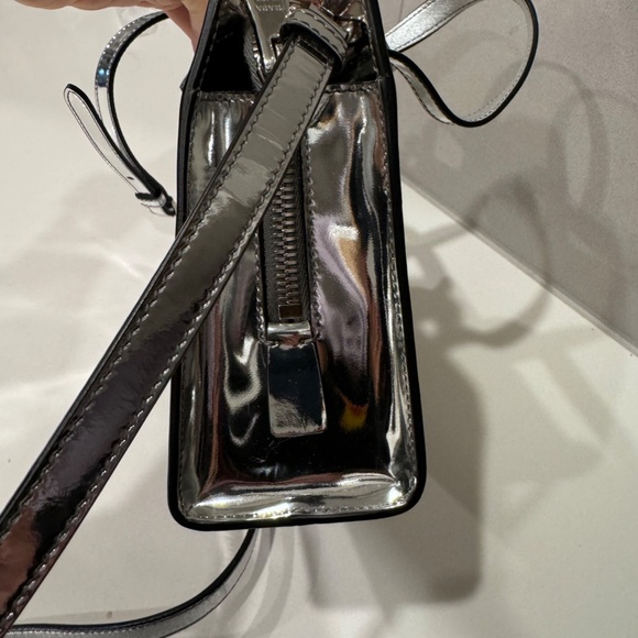 Prada Mini Spazzolato Re-Edition 1995 Bag Metallic Silver - Picture 11 of 16